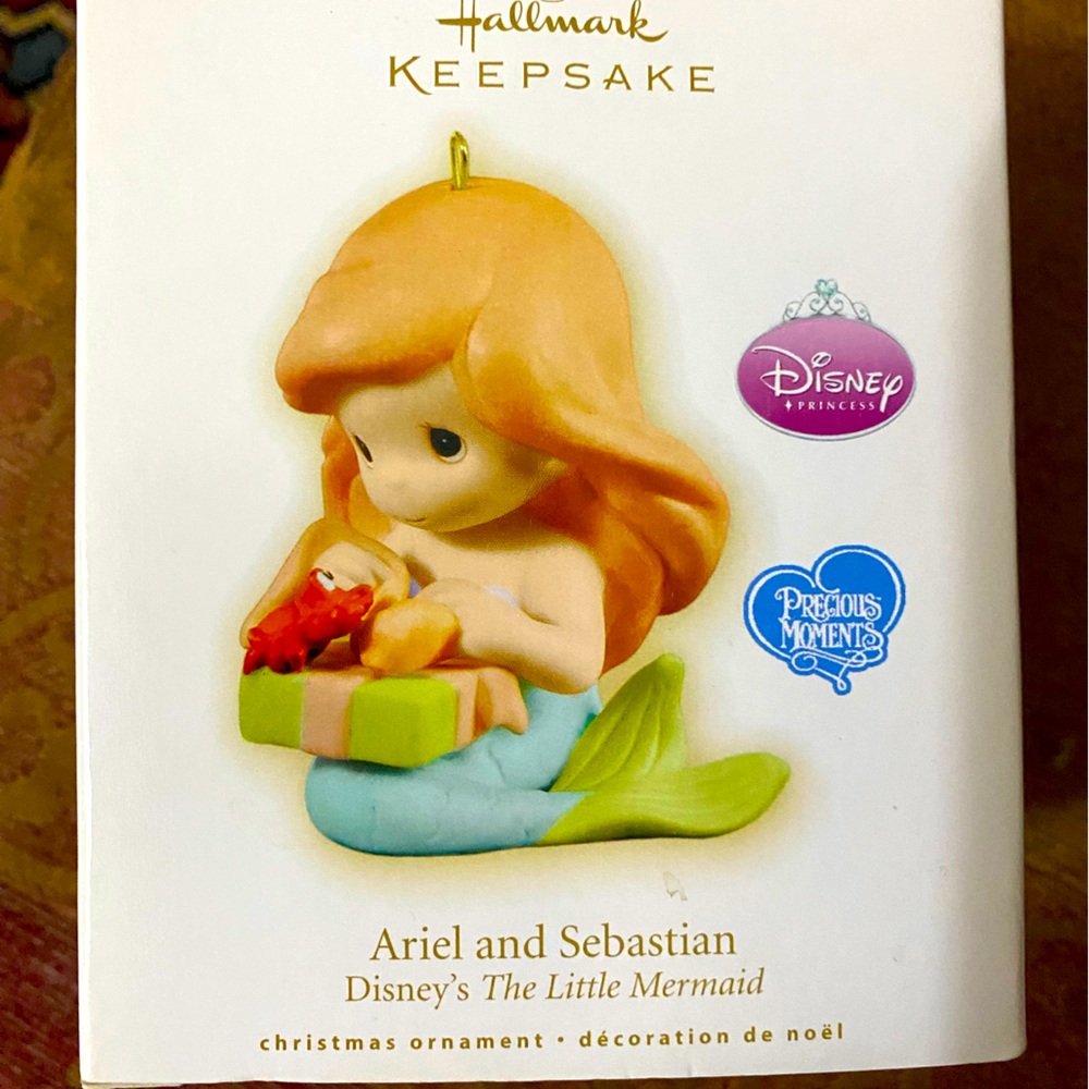 Disney’s Ariel and Sebastian Hallmark edition keepsake ornament